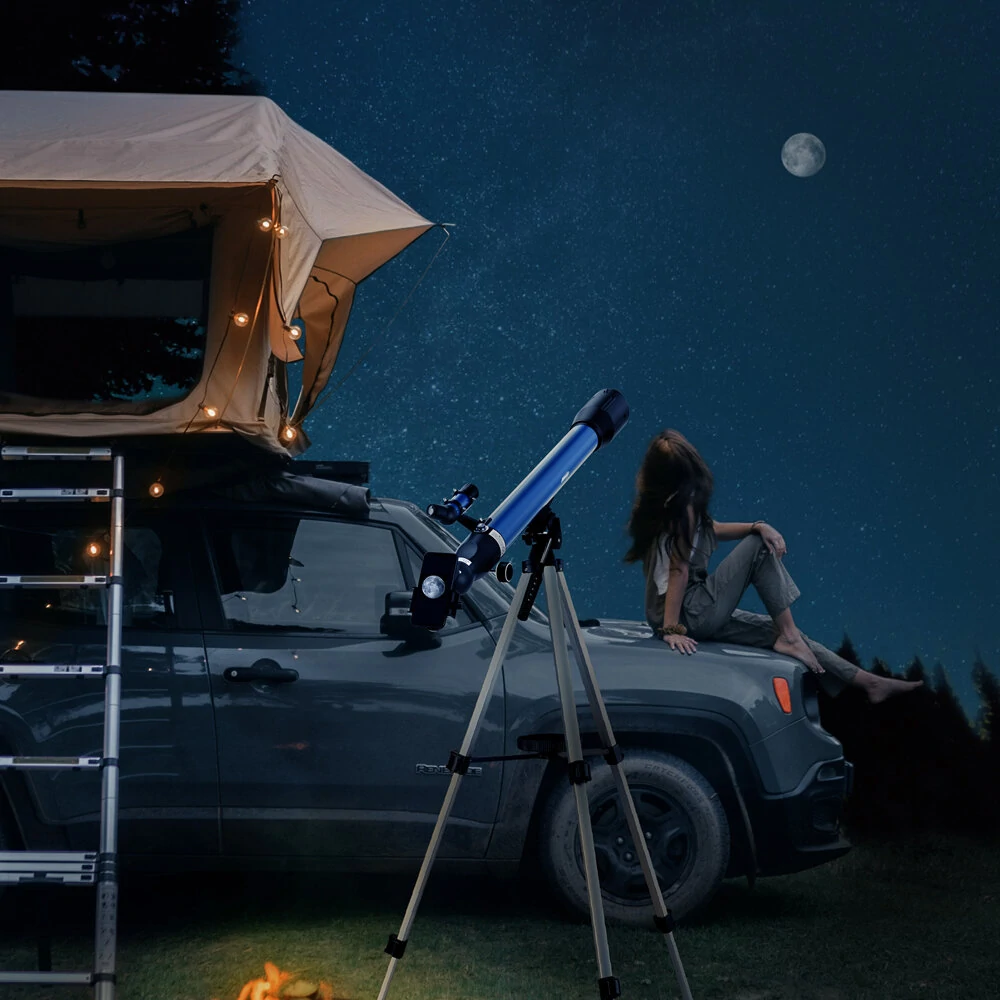 (image for) [US Direct] AOMEKIE 234X Telescopes 60mm Astronomical Telescope Set for Kids Adults Astronomy Beginners AO2011